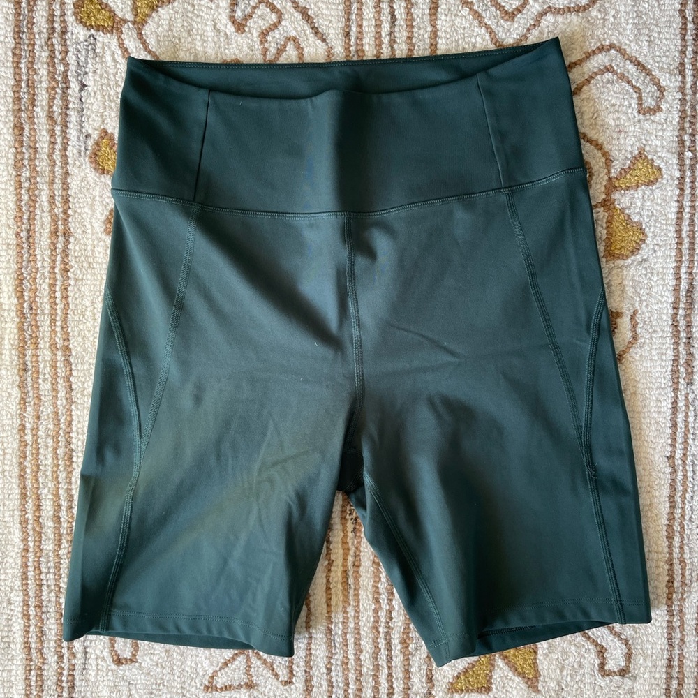 Girlfriend Collective Compressive 9” High Rise Bike Shorts Moss